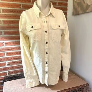 Patagonia Women’s Organic Undyed Natural Cotton Button-Up Shirt